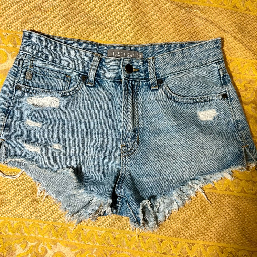 Just USA Distressed Short Jeans